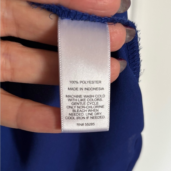 Express Women's Royal Blue Portofino  Shirt - Picture 6 of 8